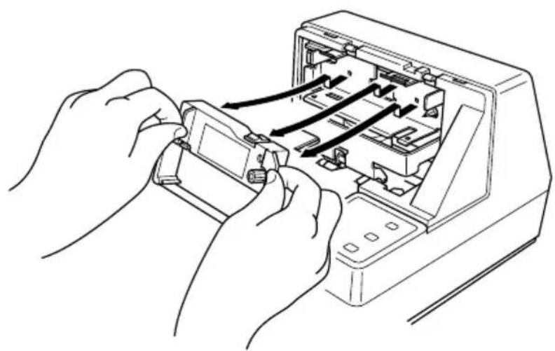 Star Micronics SP298MD - Entnehmen der Farbbandkassette - 1
