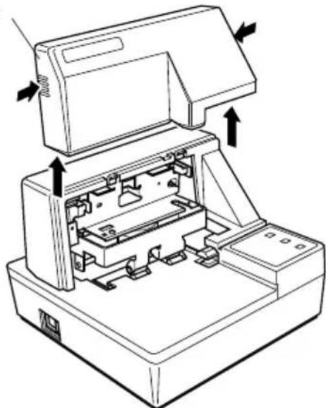 Star Micronics SP298MD - Removing the printer cover - 1