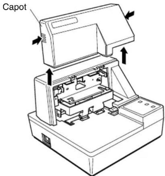 Star Micronics SP298MC - Ouverture du capot - 1