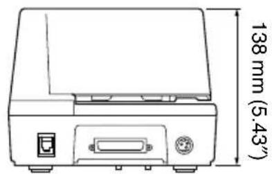 Star Micronics SP298MC - Dimensions and Weight - 3