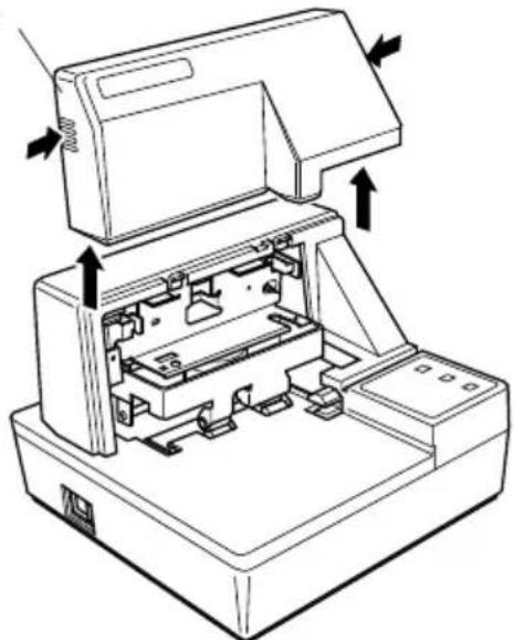 Star Micronics SP298MC - Removing the printer cover - 1