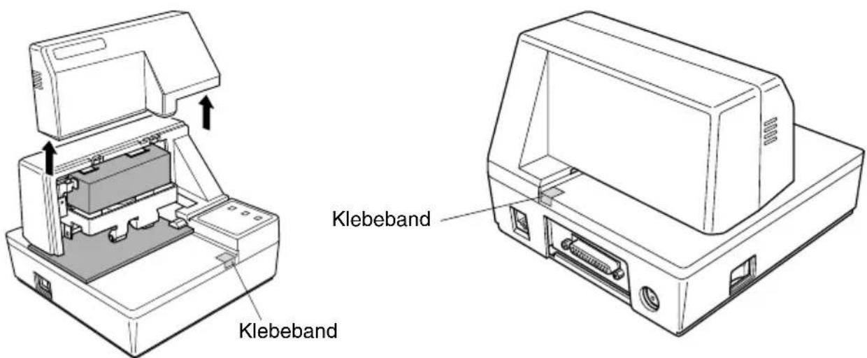 Star Micronics SP298MC - Entfern der Schutzmaterialien - 1