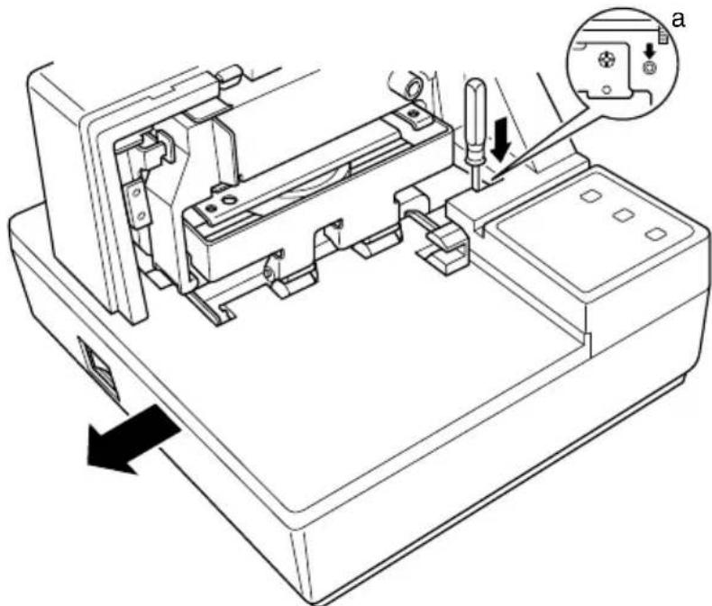 Star Micronics SP298MC - Accessing the DIP switches - 1