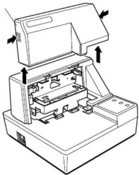 Star Micronics SP298MC - Rimozione del coperchio stampante - 1