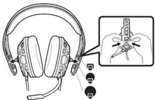 PLANTRONICS RIG 300HX - Assemblage du casque - 2