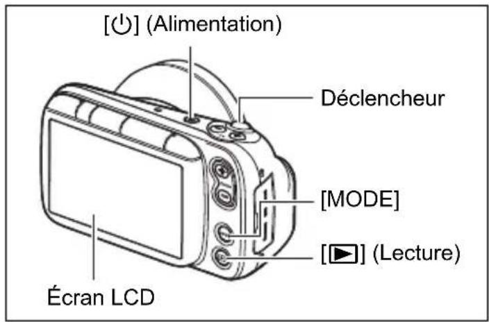 CASIO DZ-C100 - Appuyez sur [MODE] et sélectionnez le mode d'enregistrement. - 2