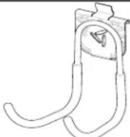Gladiator GAKT48LWGY - INSTALLATION INSTRUCTION OF HOOKS, BINS AND BASKETS - 1