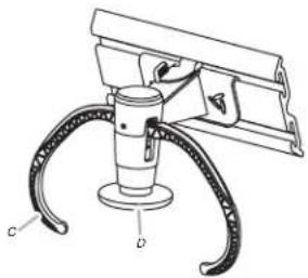 Gladiator GAKT32GFGG - Almacenamento para bicicletas avanzado con gancho de mordaza - 2