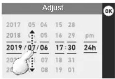 Adjust 2017 05 04 15 28 2018 ↑ 05 16 29 pm 2019/07/06 17:30 24h 2020 07 18 31 2021 08 19 01