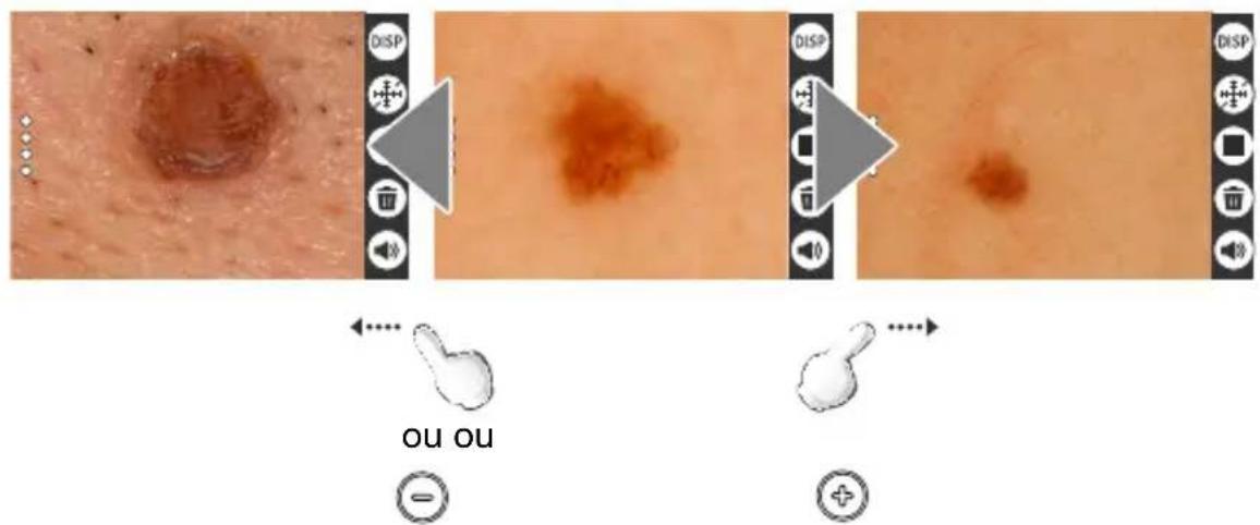 CASIO DZ-D100 - Faites un glissement vers la gauche ou la droite pour vous déplacer d'une image à l'autre. - 1