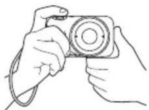CASIO DZ-D100 - Prise en main correcte de l'appareil photo - 1