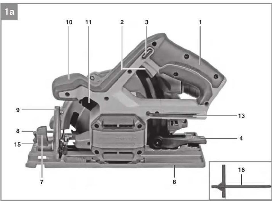 EINHELL TP-CS 18/165 Li BL - 1