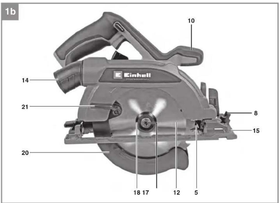 EINHELL TP-CS 18/165 Li BL - 2