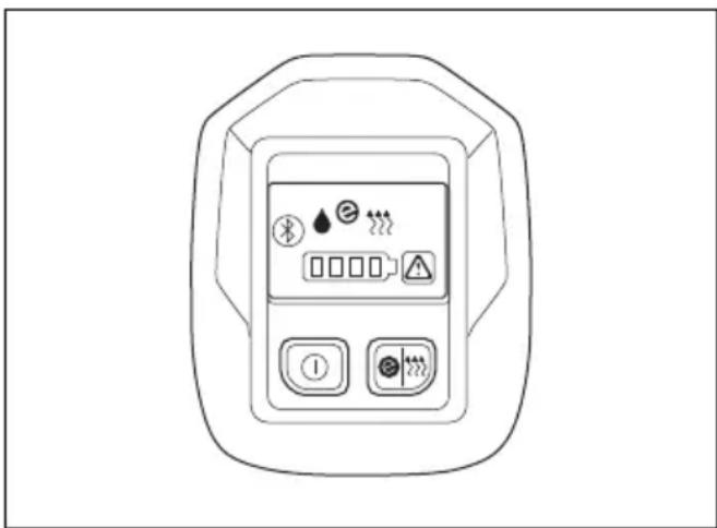 HUSQVARNA T542i XP G - Funktionen der Benutzeroberfläche (T542i XPG) - 1