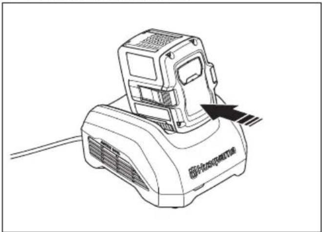 HUSQVARNA T542i XP G - De accu opladen - 1