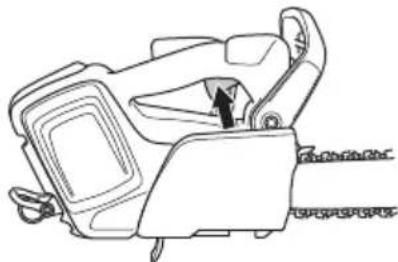 HUSQVARNA T542i XP G - De vergrendeling van de activeringsschakelaar controleren - 3