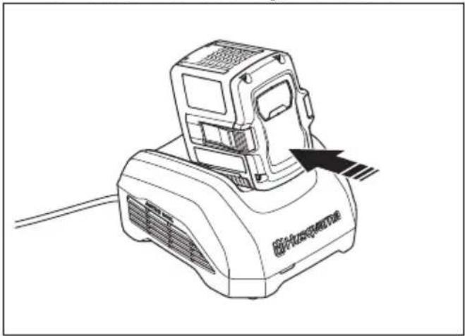 HUSQVARNA T542i XP G - Pour charger la batterie - 1