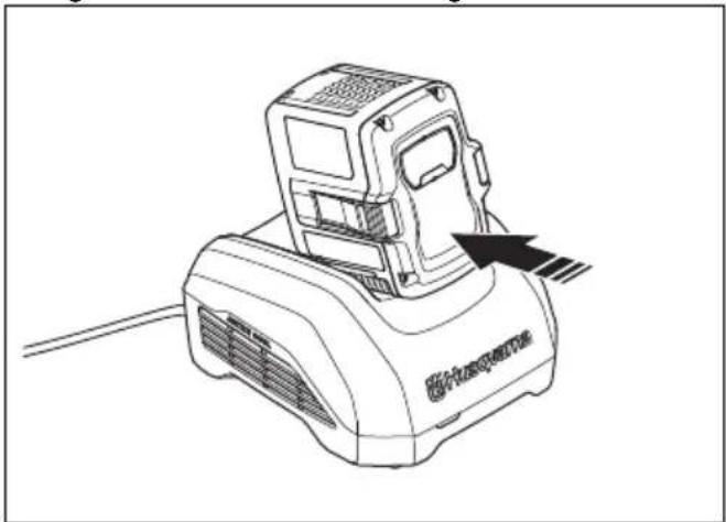 HUSQVARNA T542i XP G - So laden Sie den Akku - 1