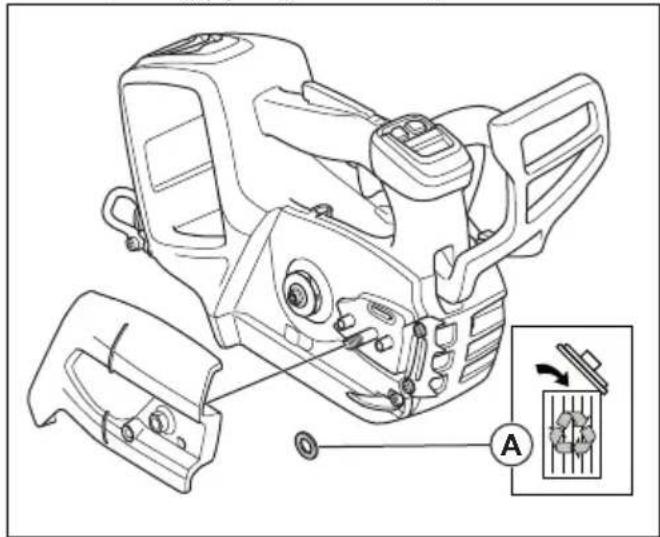 HUSQVARNA T542i XP G - Zaagblad en zaagketting monteren - 3