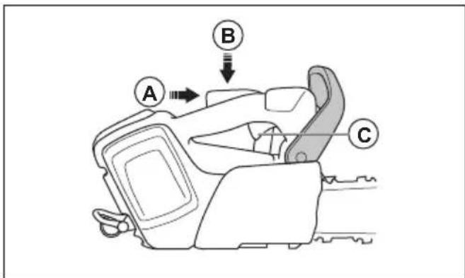 HUSQVARNA T542i XP G - Vergrendeling voedingsschakelaar - 1