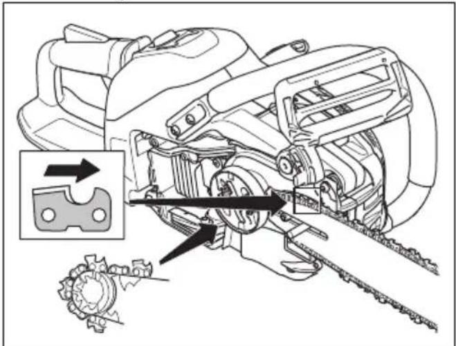 HUSQVARNA 540 XP Mark III - So montieren Sie Führungsschiene und Kette - 2