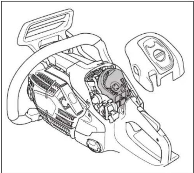 HUSQVARNA 540 XP Mark III - Byta ut ett trasigt eller slitet startsnöre - 11