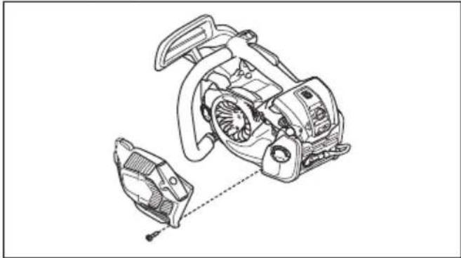 HUSQVARNA 540 XP Mark III - Katkenneen tai kuluneen käynnistysnarun vaihtaminen - 1