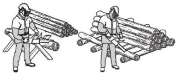 HUSQVARNA 540 XP Mark III - Uso de la técnica de corte - 3