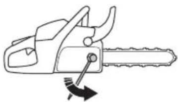 HUSQVARNA 540 XP Mark III - To adjust the tension of the saw chain - 2