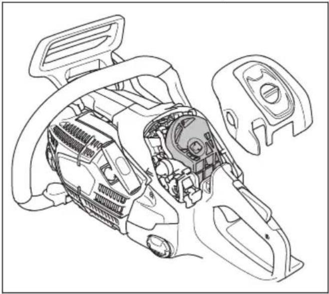 HUSQVARNA 540 XP Mark III - Limpieza del filtro de aire - 1