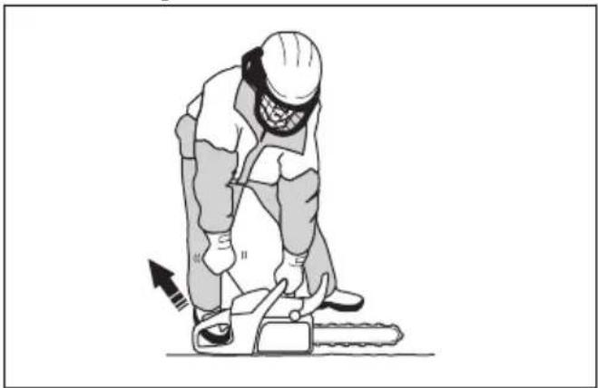HUSQVARNA 540 XP Mark III - To start the product - 4