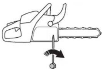 HUSQVARNA 540 XP Mark III - To adjust the tension of the saw chain - 3