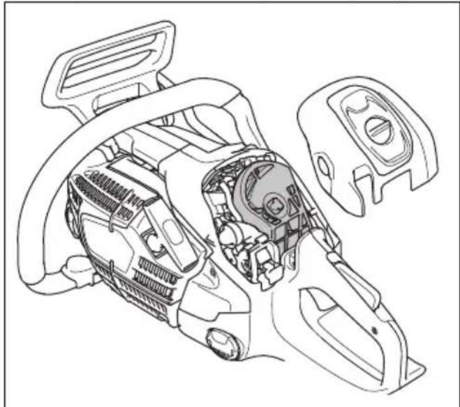 HUSQVARNA 540 XP Mark III - Почистване на въздушния филтър - 1