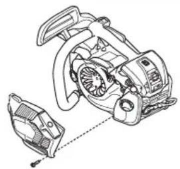 HUSQVARNA 540 XP Mark III - Αντικατάσταση κομμένου ή φθαρμένου σχοινιού εκκίνησης - 1
