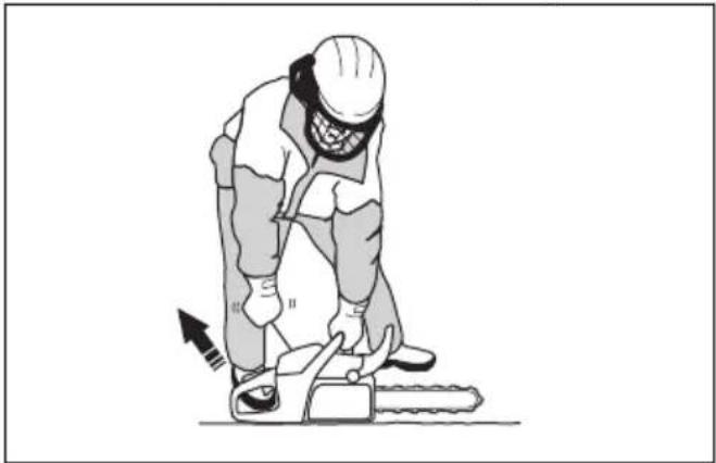 HUSQVARNA 540 XP Mark III - Laitteen käynnistäminen - 4