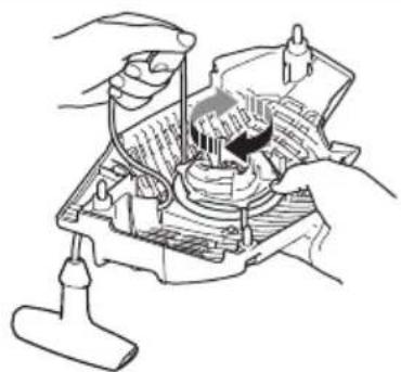 HUSQVARNA 540 XP Mark III - To tighten the recoil spring - 1