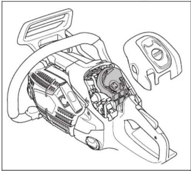 HUSQVARNA 540 XP Mark III - Nettoyage du filtre à air - 1