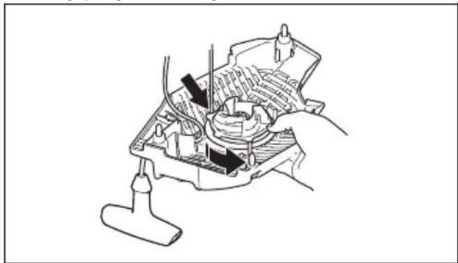 HUSQVARNA 540 XP Mark III - Een gebroken of versleten startkoord vervangen - 3