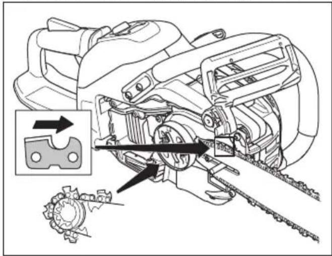 HUSQVARNA 540 XP Mark III - Geleider en zaagketting monteren - 2