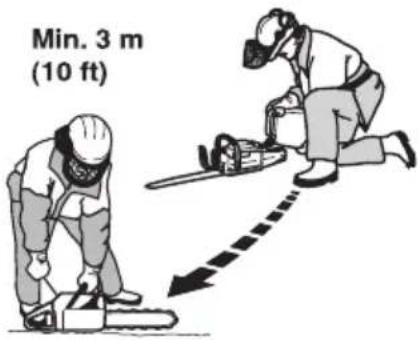HUSQVARNA 540 XP Mark III - Sicherer Umgang mit Kraftstoff - 2
