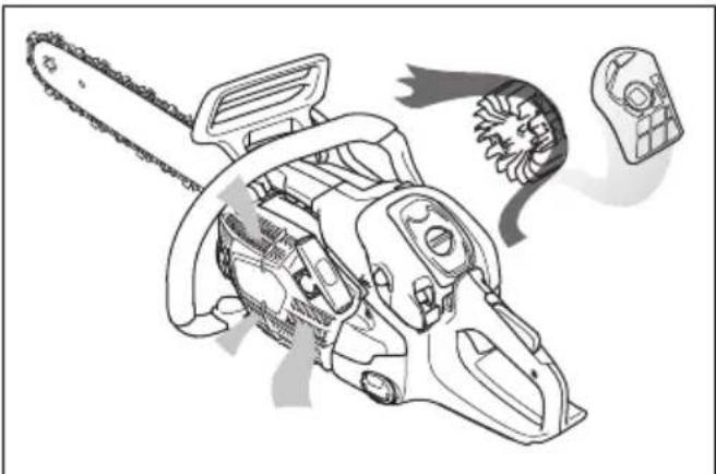 HUSQVARNA 540 XP Mark III - Systém filtrace vzduchu - 1