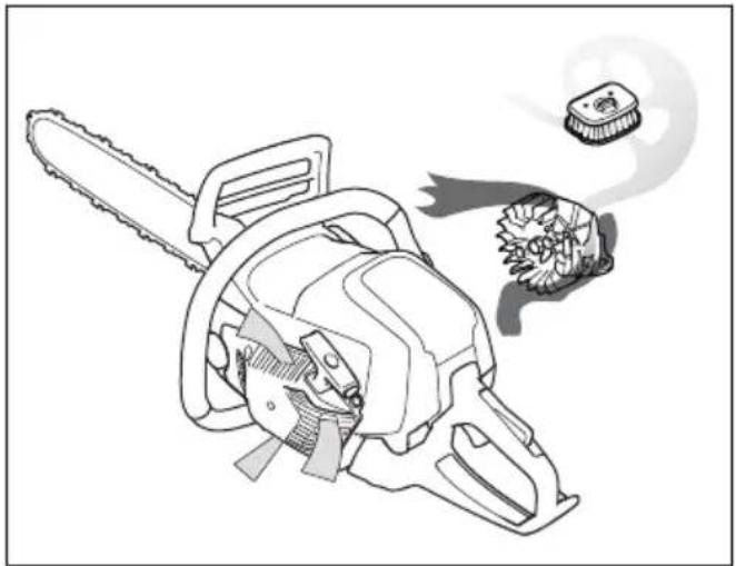 HUSQVARNA 562 XP Mark II - Luftfiltersystem - 1