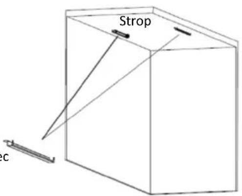 SHX SHXPIRP850 - Montaža na strop - 1