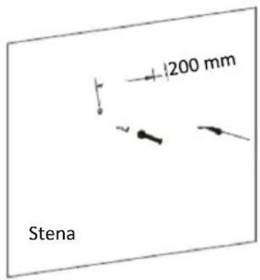 SHX SHXPIRP850 - Pritrditev na steno - 2