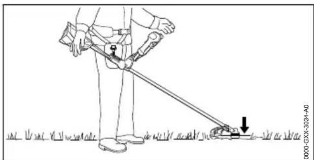 STIHL RGA 140 - Équilibrage de l'outil de désher- bage - 2