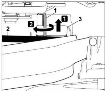 STIHL RT 5097 Z - V-riem losshaken: - 2