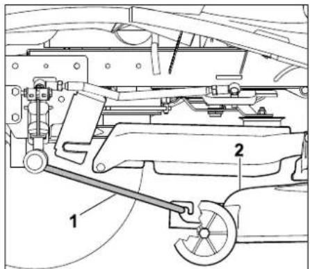 STIHL RT 5097 Z - Aggancio anteriore dell'apparato di taglio (RT 5112 Z, RT 6112 ZL, RT 6127 ZL): - 1