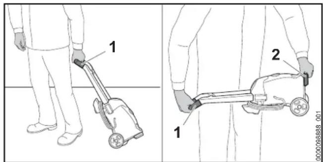 STIHL RE 80 X - Trasportare l'idropulitrice - 2