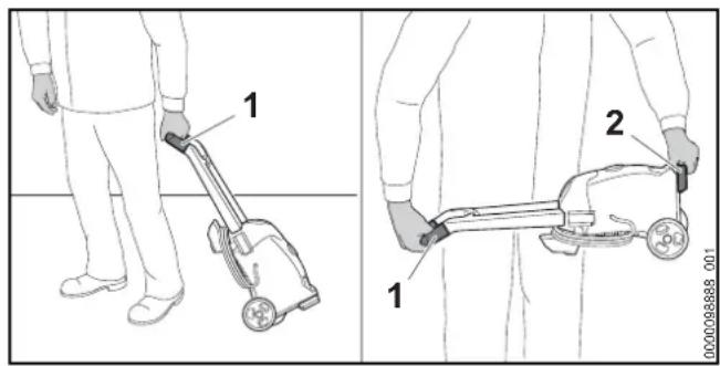 STIHL RE 80 X - Hogedrukreiniger vervoeren - 2