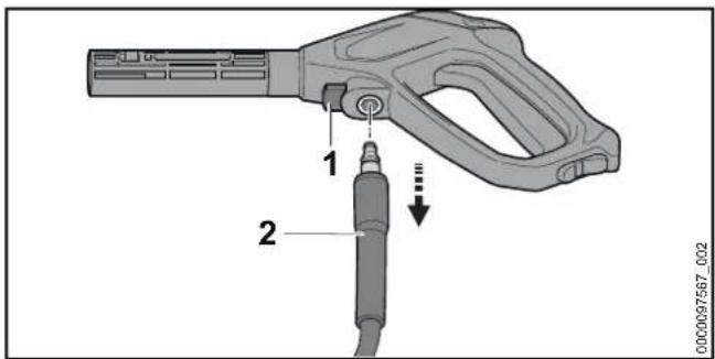 STIHL RE 80 X - Démontage du pistolet - 1